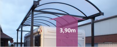 Konfigurator Typ N Bogendachcarport für LKW